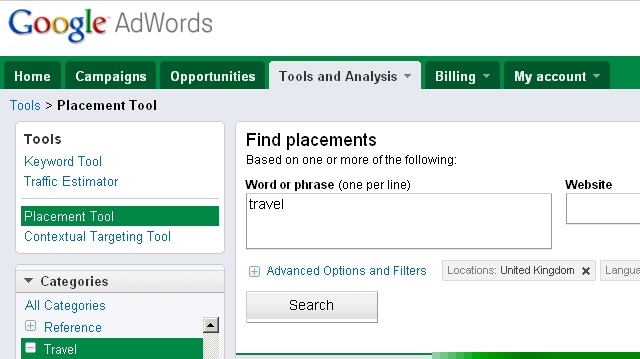Google-AdWords-Placement-Tool